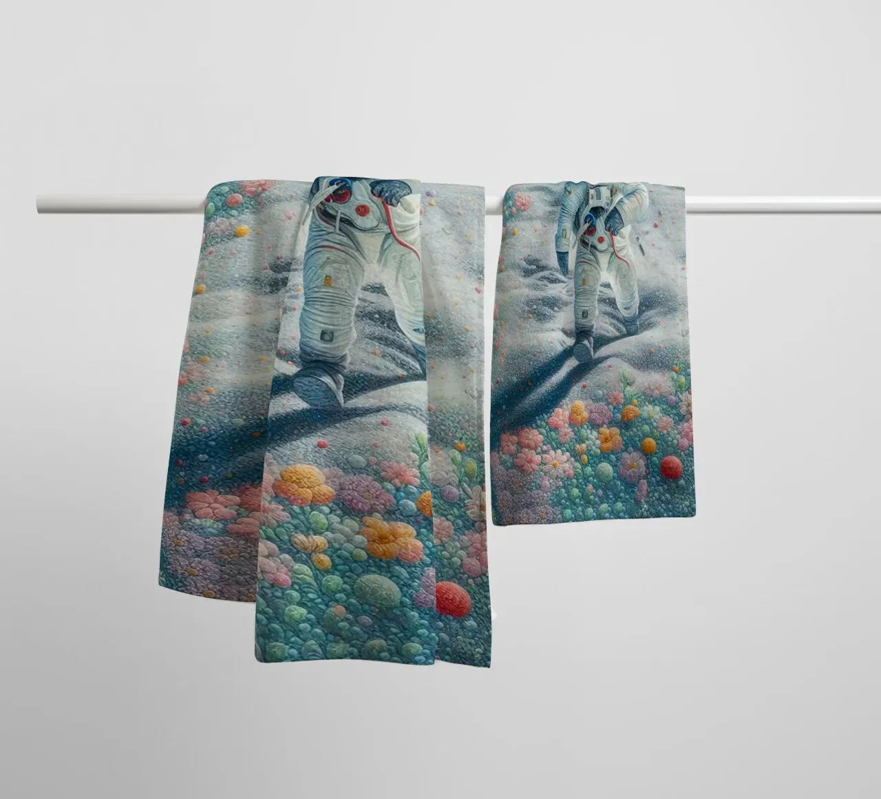 Der Astronaut des Gartens Handtuch von 🎁 ARTVI-SHOP