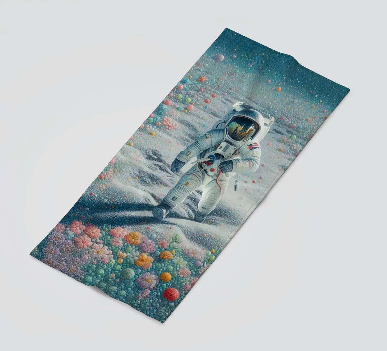 L'astronauta del giardino telo mare da 🎁 ARTVI-SHOP