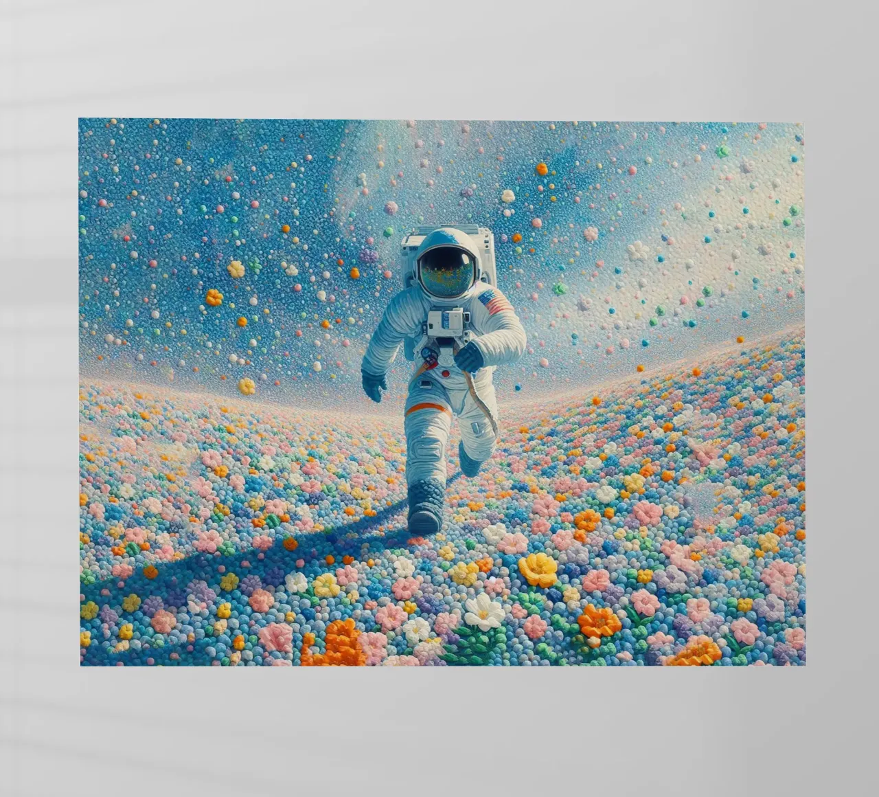 L'astronauta del giardino pellicola backlit da 🎁 ARTVI-SHOP