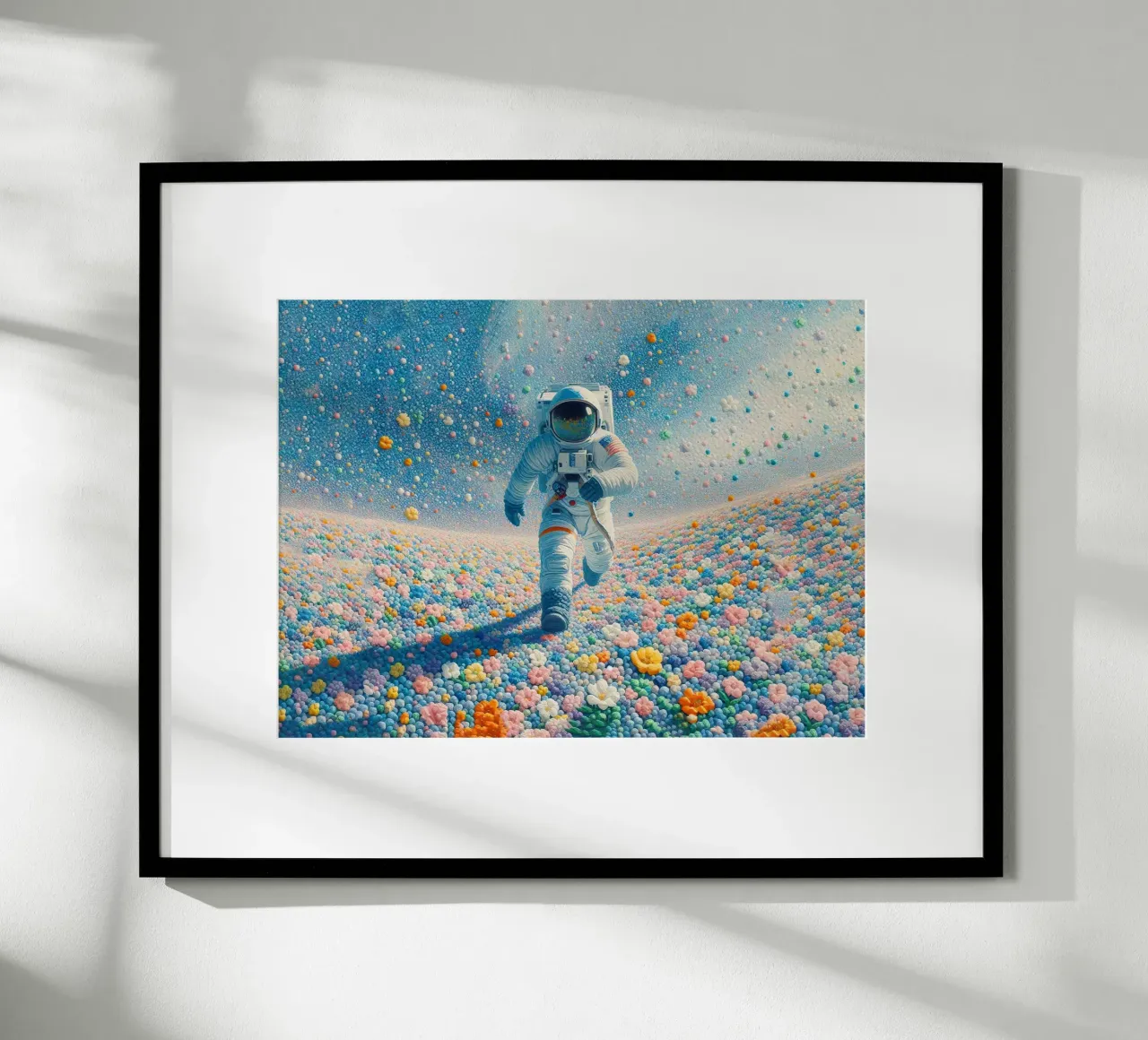 Der Astronaut des Gartens Hahnemühle von 🎁 ARTVI-SHOP