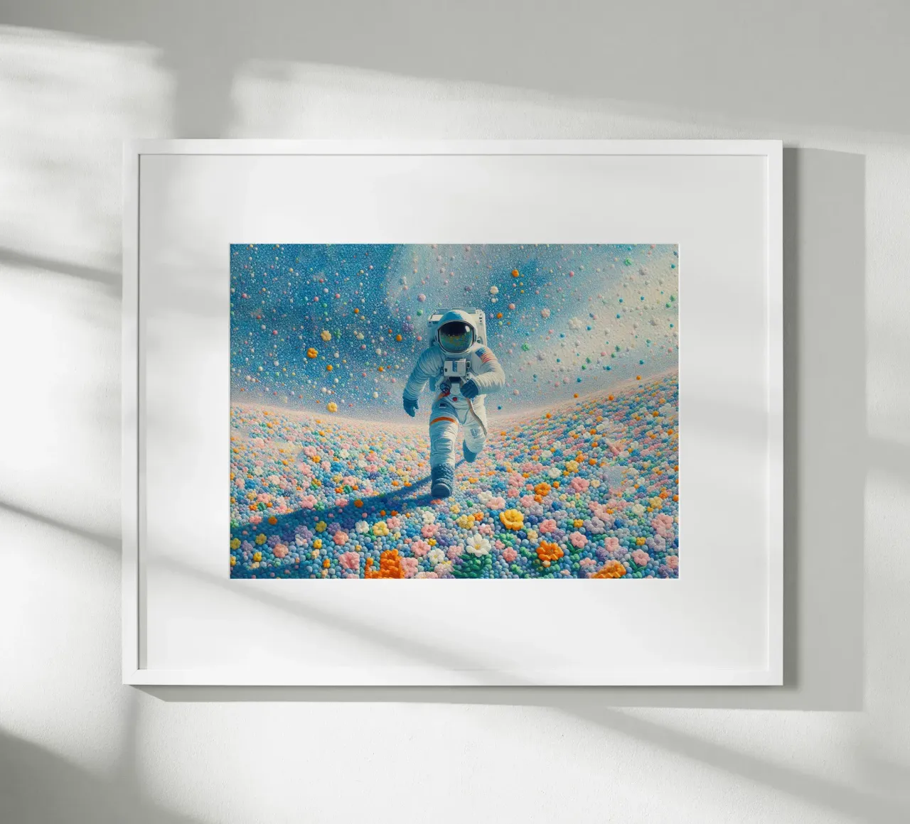 Der Astronaut des Gartens Hahnemühle von 🎁 ARTVI-SHOP