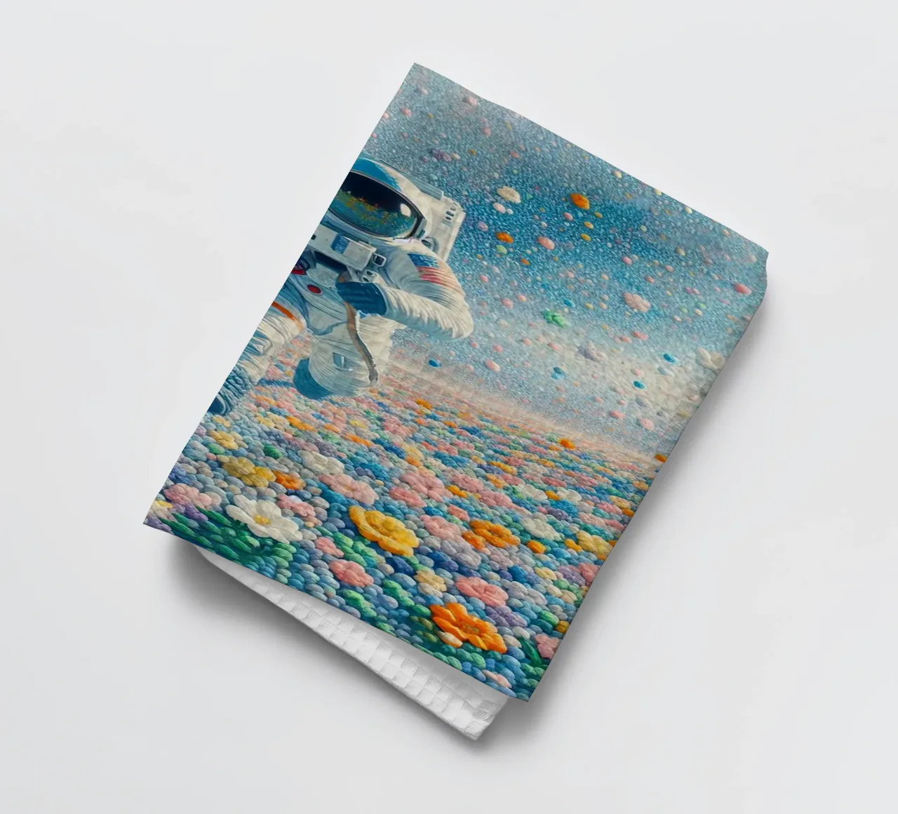 Der Astronaut des Gartens Geschirrtuch von 🎁 ARTVI-SHOP