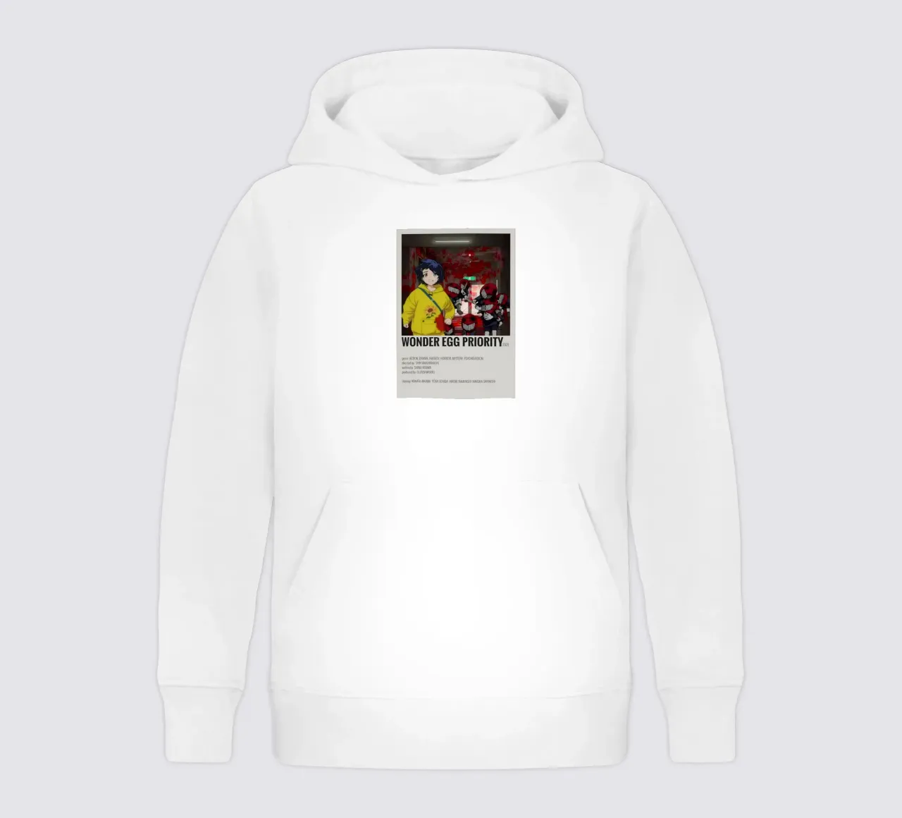 WONDER EGG PRIORITY 2021 felpa bambino con cappuccio da Totoya