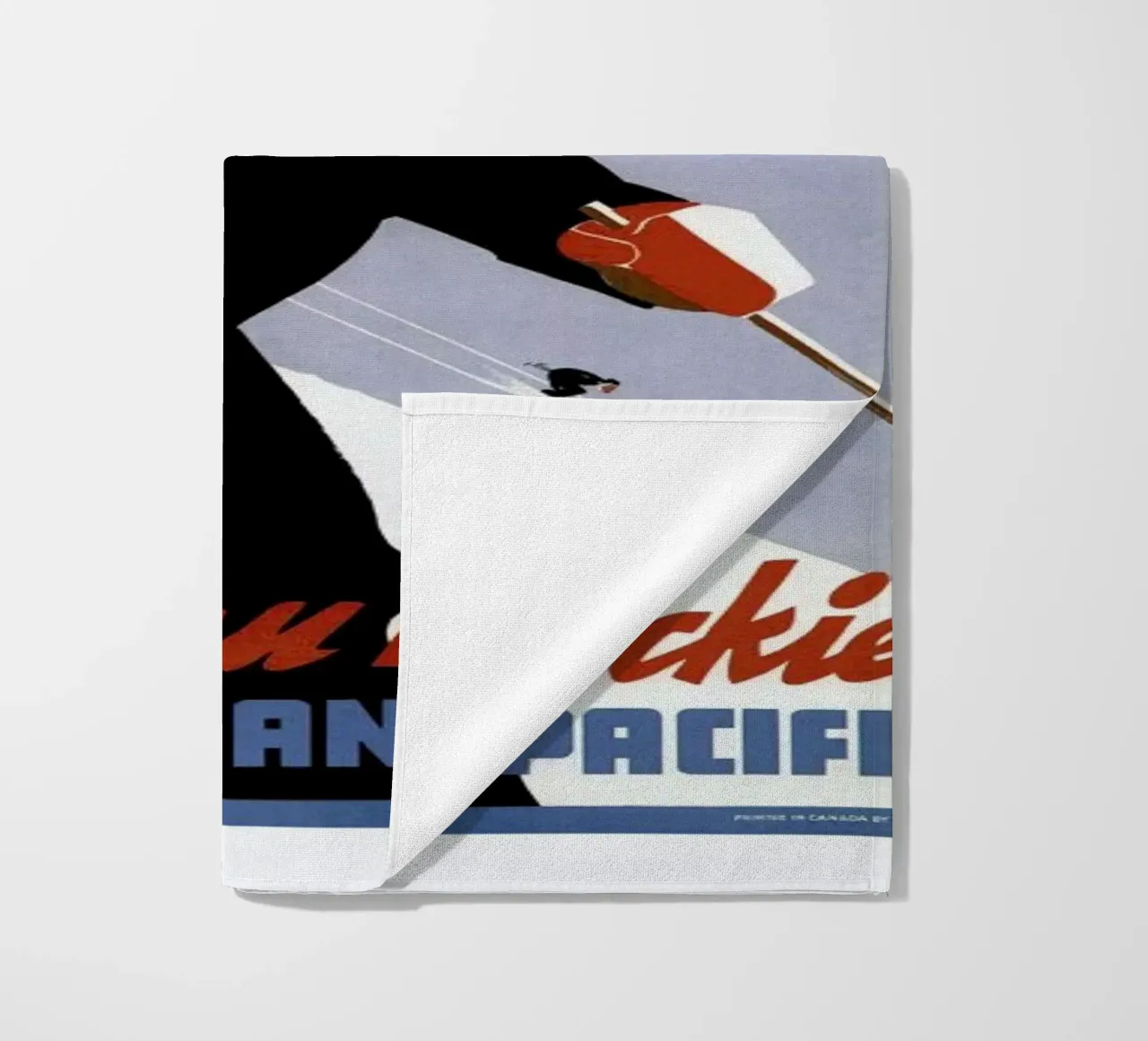 canada3 beach towel by Robert Livingston