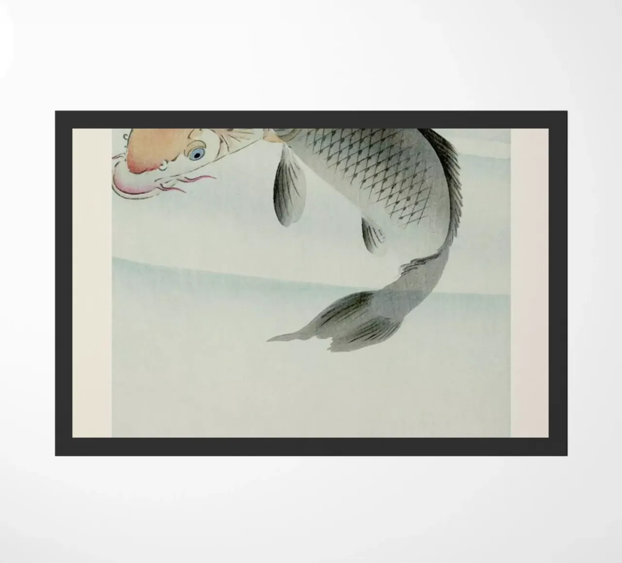 Koson - Two Carp zerbino da Vintage by JUNIQE