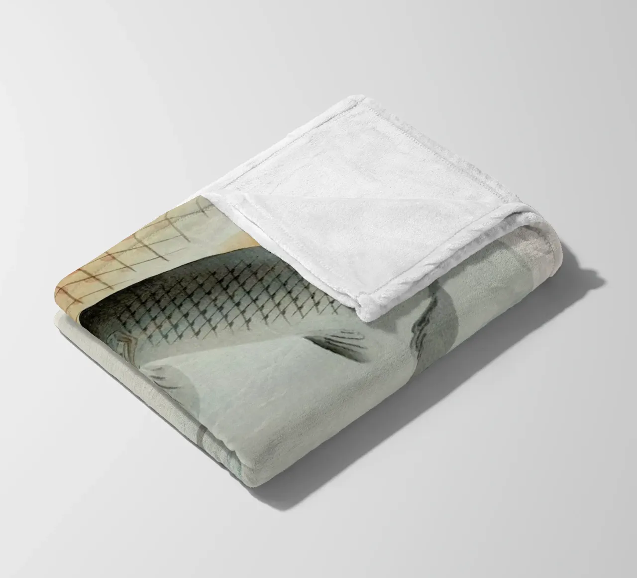 Koson - Two Carp coperta in pile da Vintage by JUNIQE