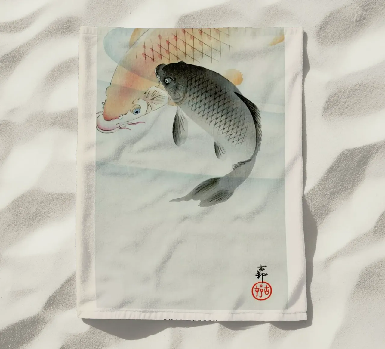 Koson - Two Carp telo mare da Vintage by JUNIQE