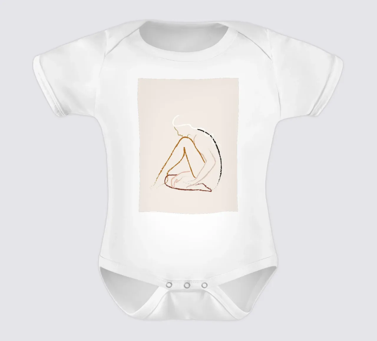 Harmony body neonato maniche corte da cityart