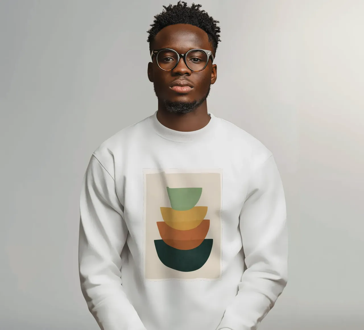 Colorful Abstract Shapes 1 sweatshirt by cityart