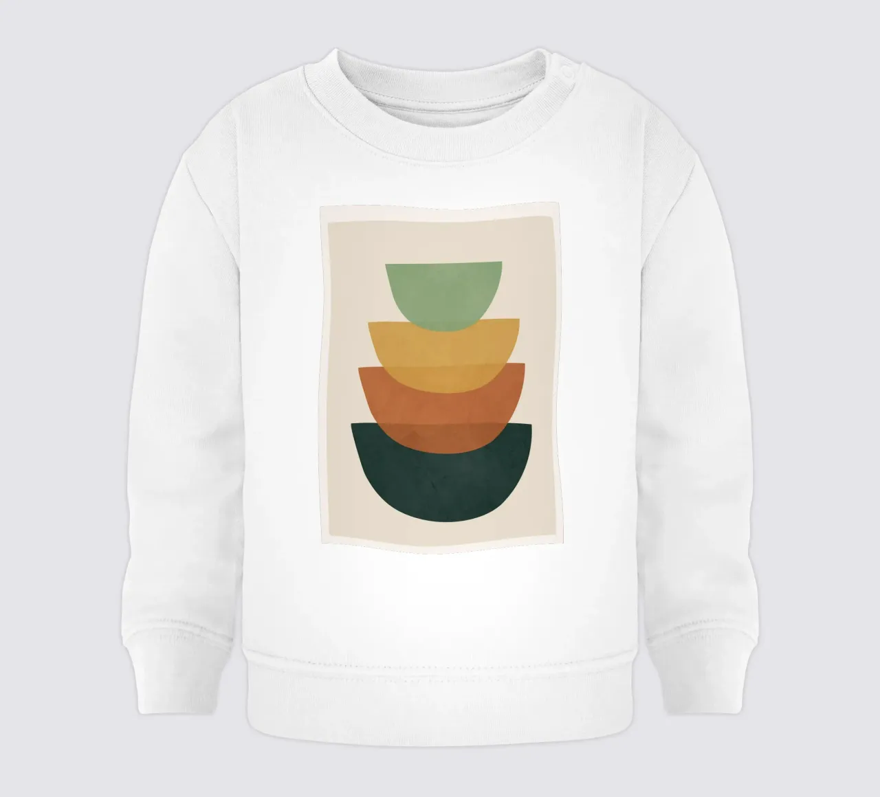 Colorful Abstract Shapes 1 baby sweatshirt by cityart