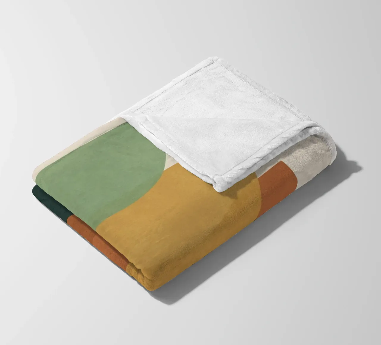 Colorful Abstract Shapes 1 coperta in pile da cityart