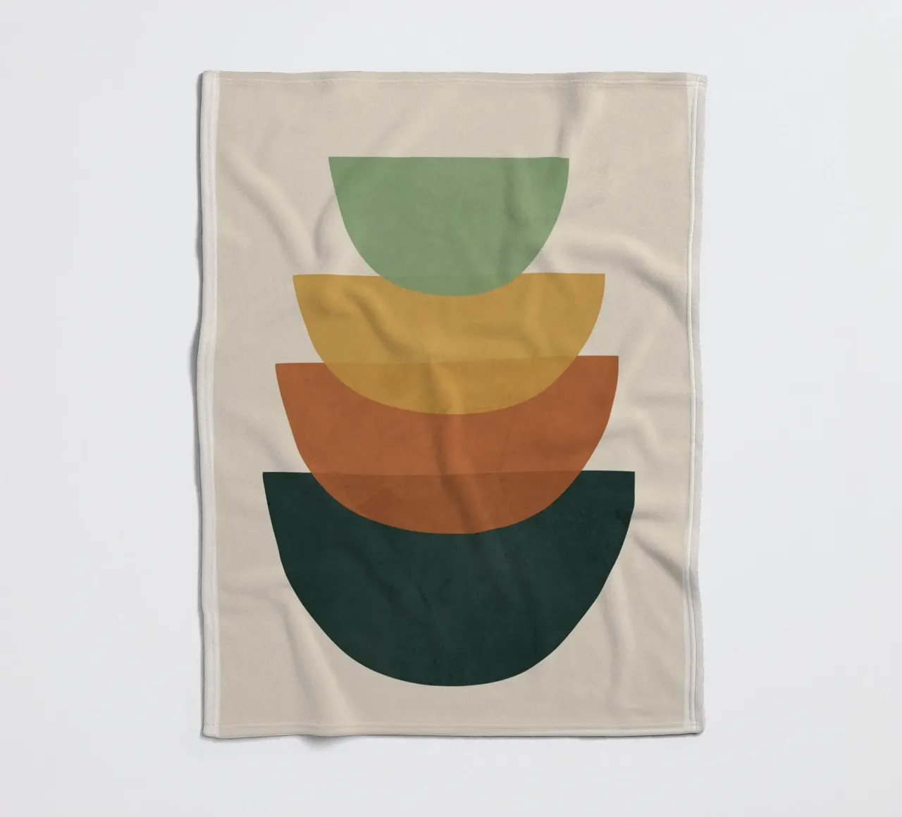 Colorful Abstract Shapes 1 coperta in pile da cityart