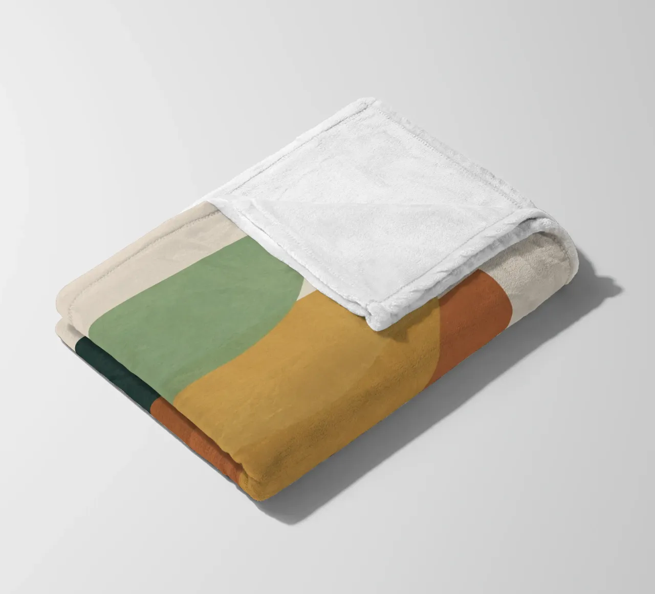 Colorful Abstract Shapes 1 coperta in pile da cityart