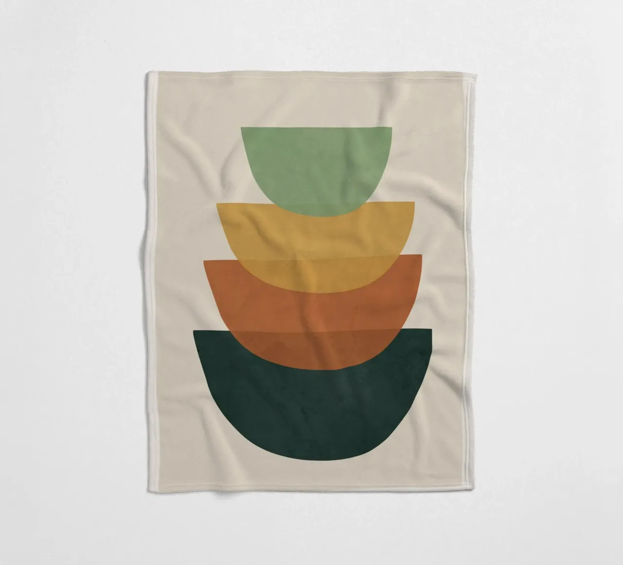 Colorful Abstract Shapes 1 coperta in pile da cityart