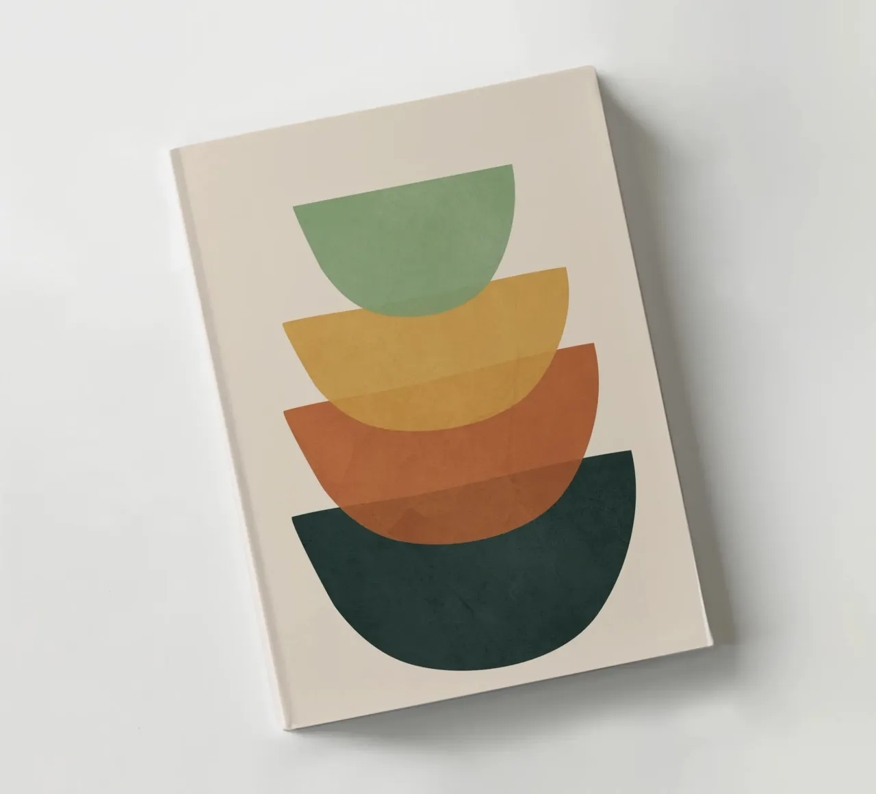 Colorful Abstract Shapes 1 notebook by cityart