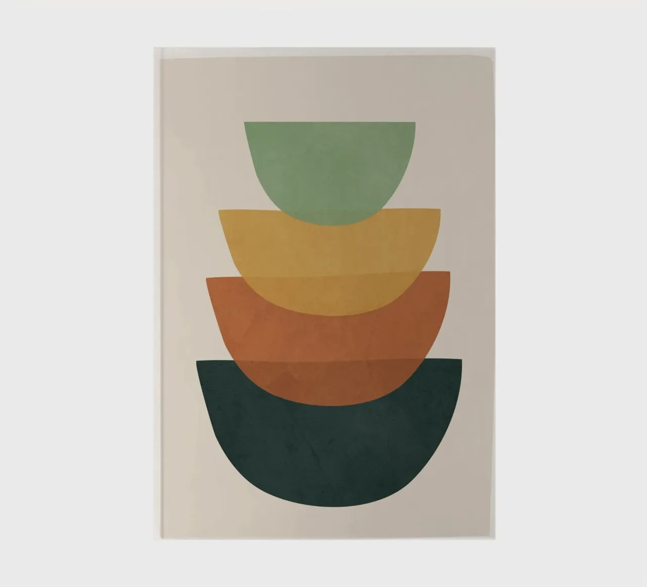Colorful Abstract Shapes 1 notebook by cityart