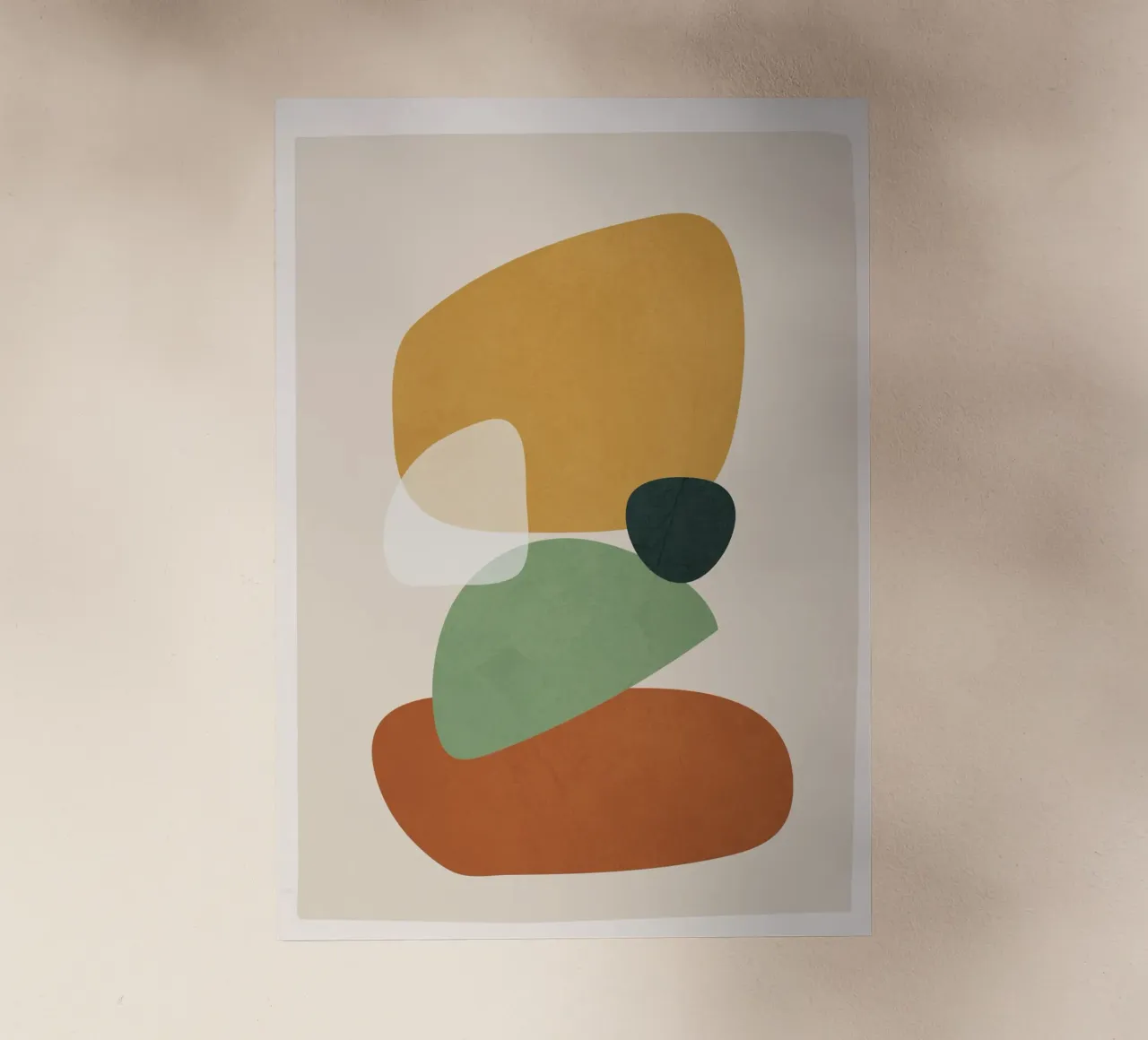 Colorful Abstract Shapes 2 backlit film by cityart