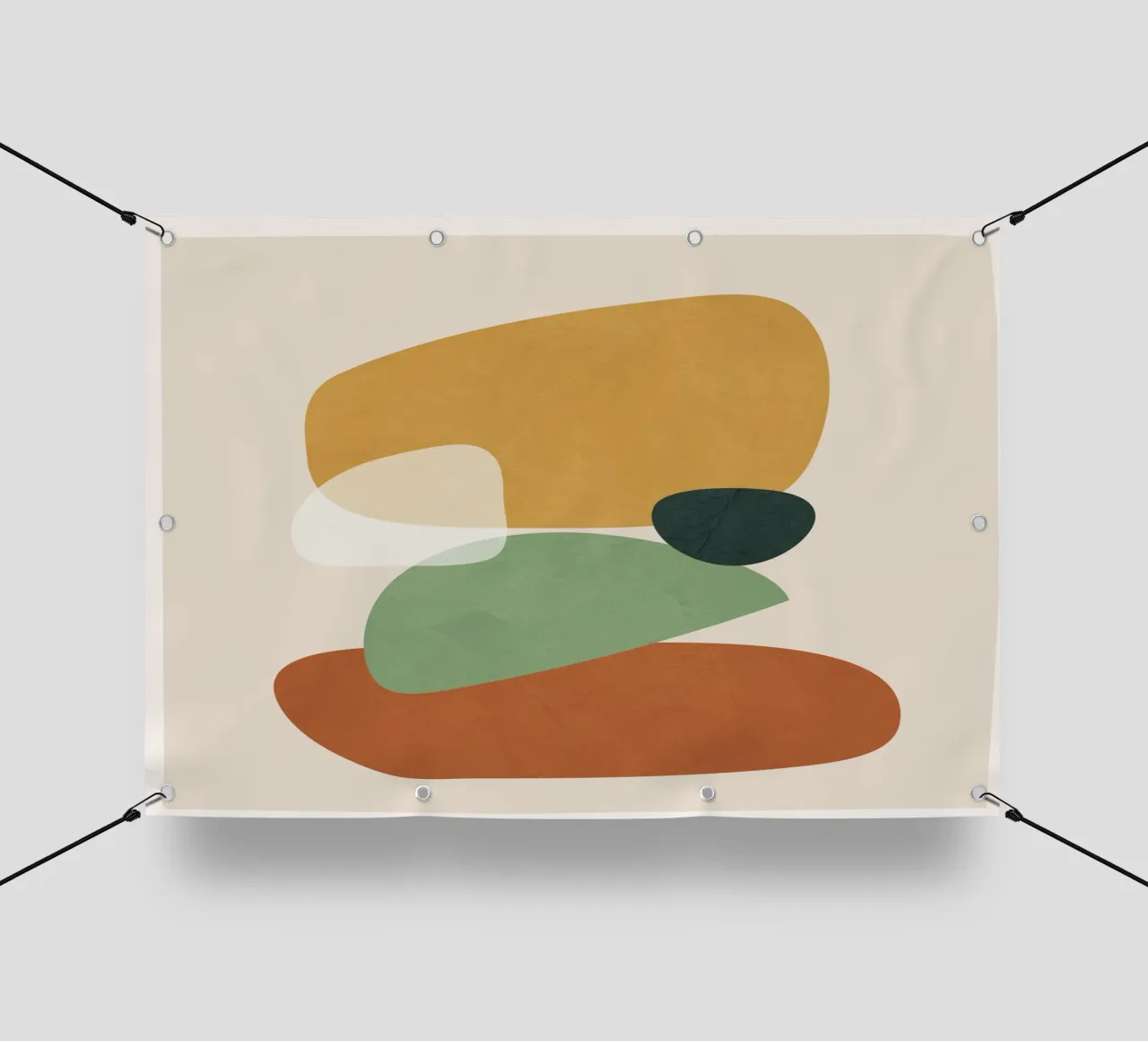 Colorful Abstract Shapes 2 telo in pvc da cityart