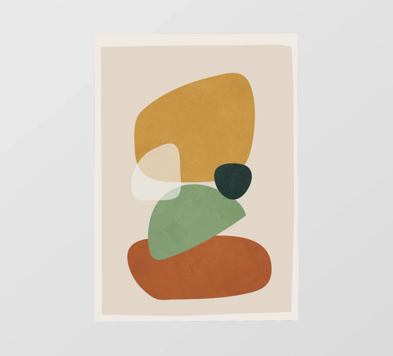 Colorful Abstract Shapes 2 telo in pvc da cityart