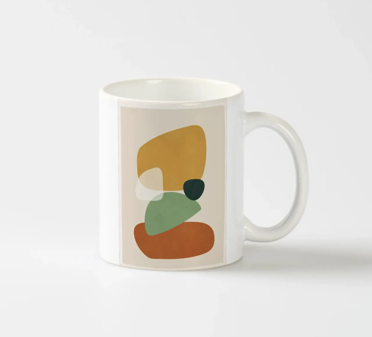 Colorful Abstract Shapes 2 ceramic mug by cityart