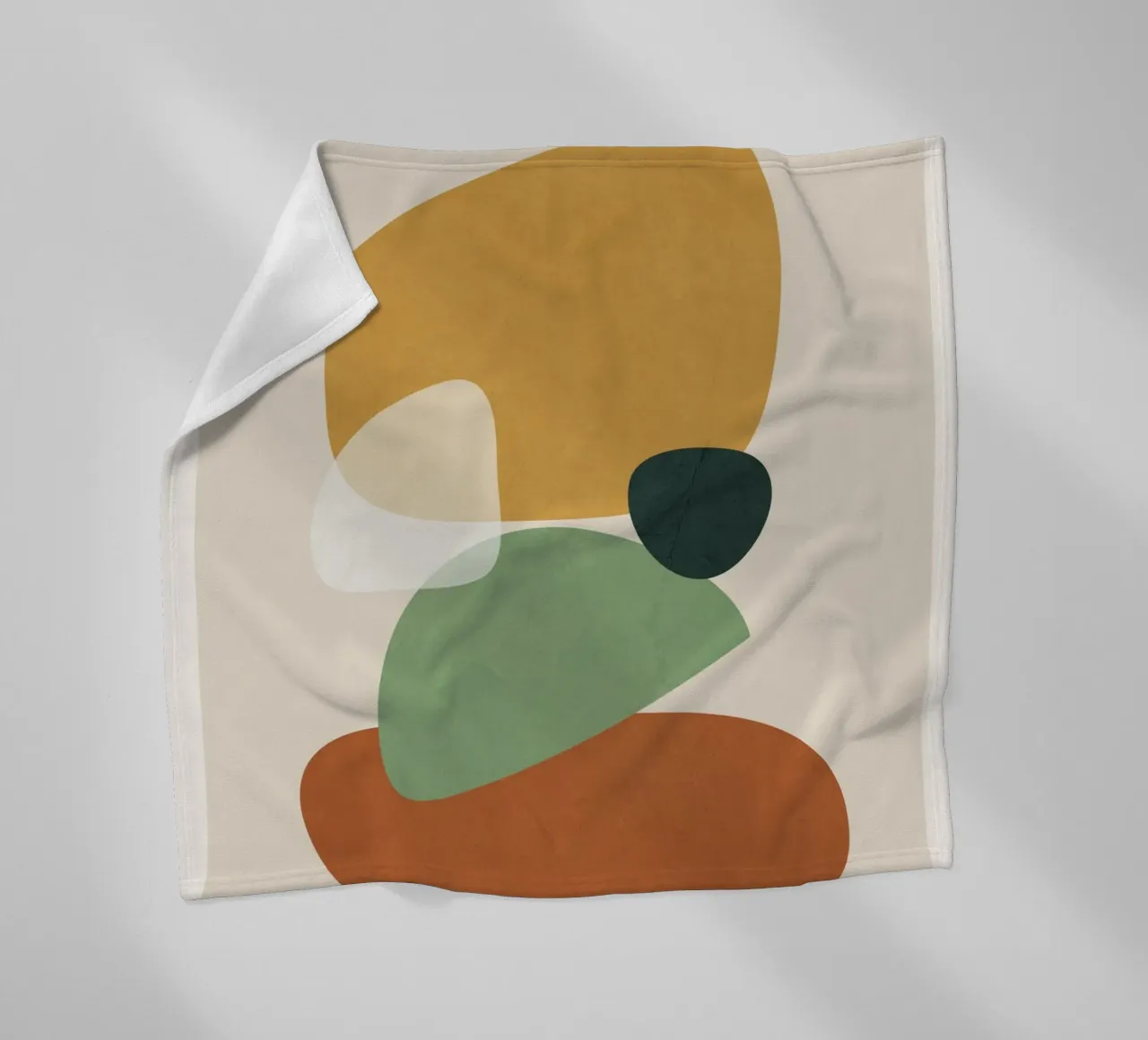 Colorful Abstract Shapes 2 coperta in pile da cityart