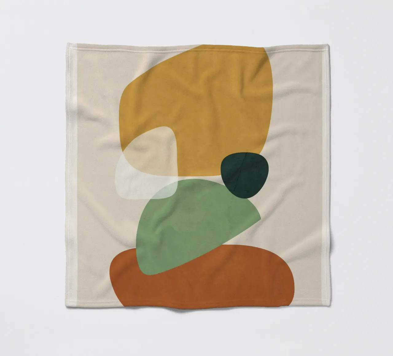 Colorful Abstract Shapes 2 coperta in pile da cityart