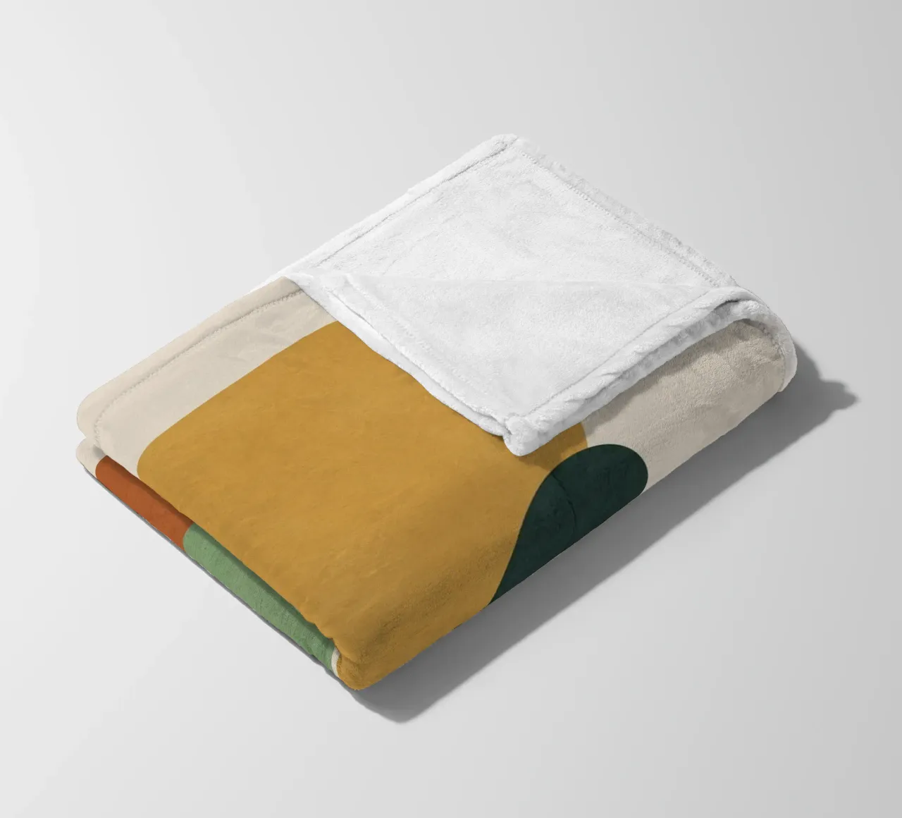 Colorful Abstract Shapes 2 coperta in pile da cityart