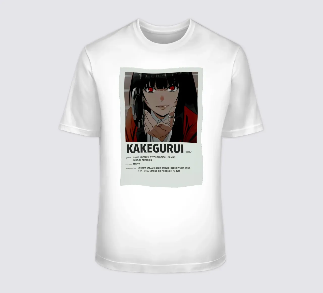 KAKEGURUI  2017 t-shirt da Totoya