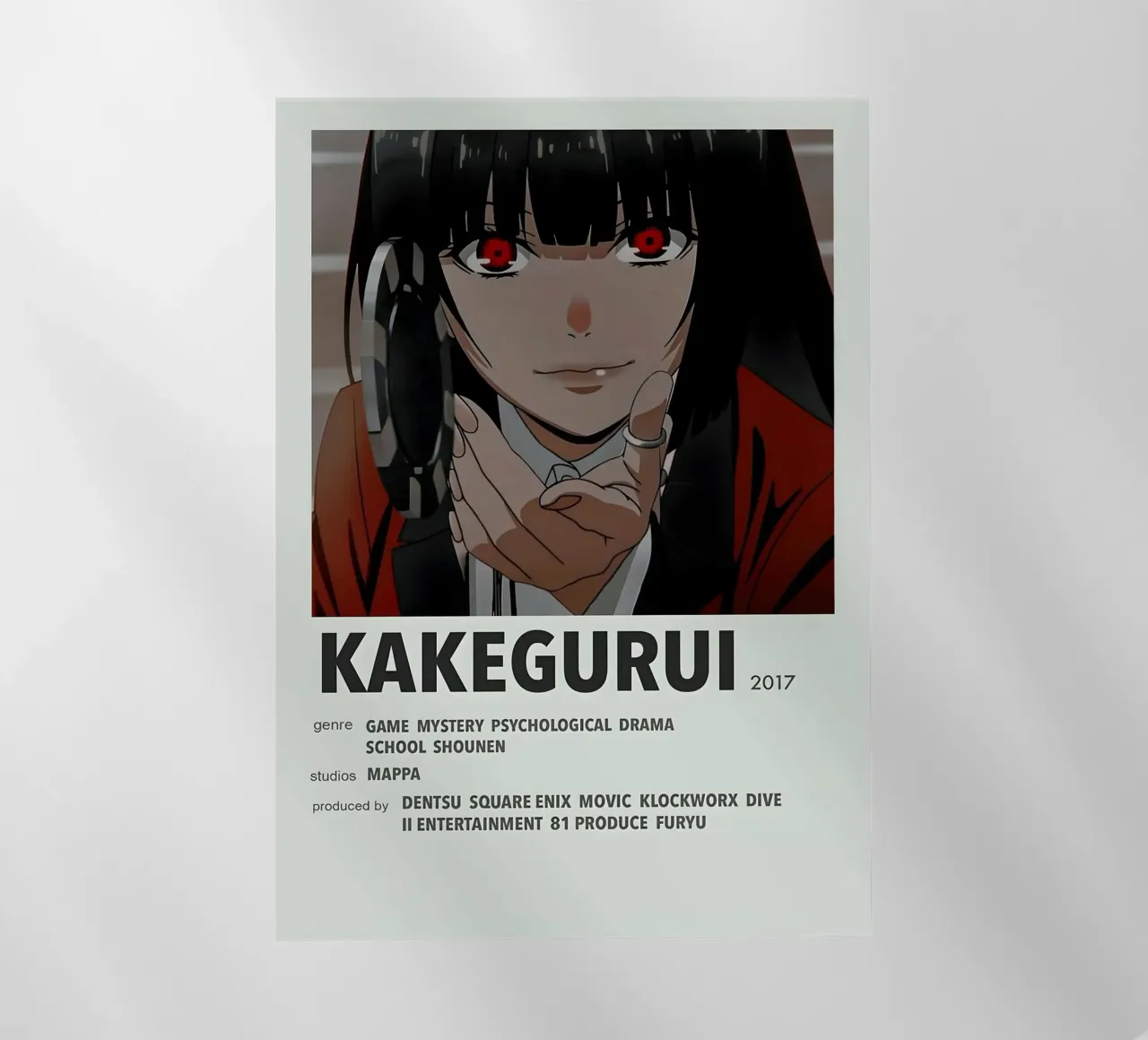 KAKEGURUI  2017 pellicola backlit da Totoya