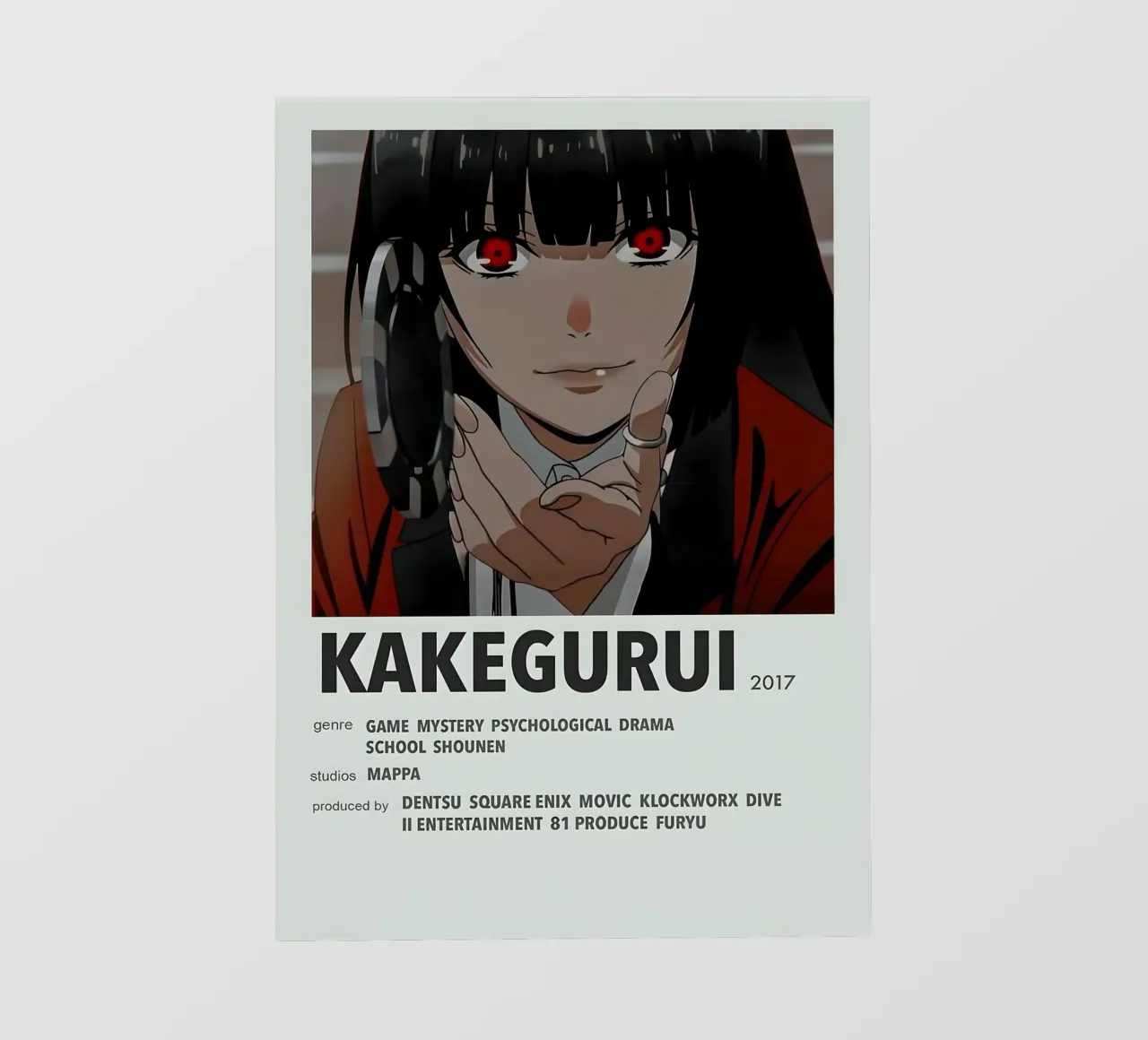 KAKEGURUI  2017 pellicola backlit da Totoya