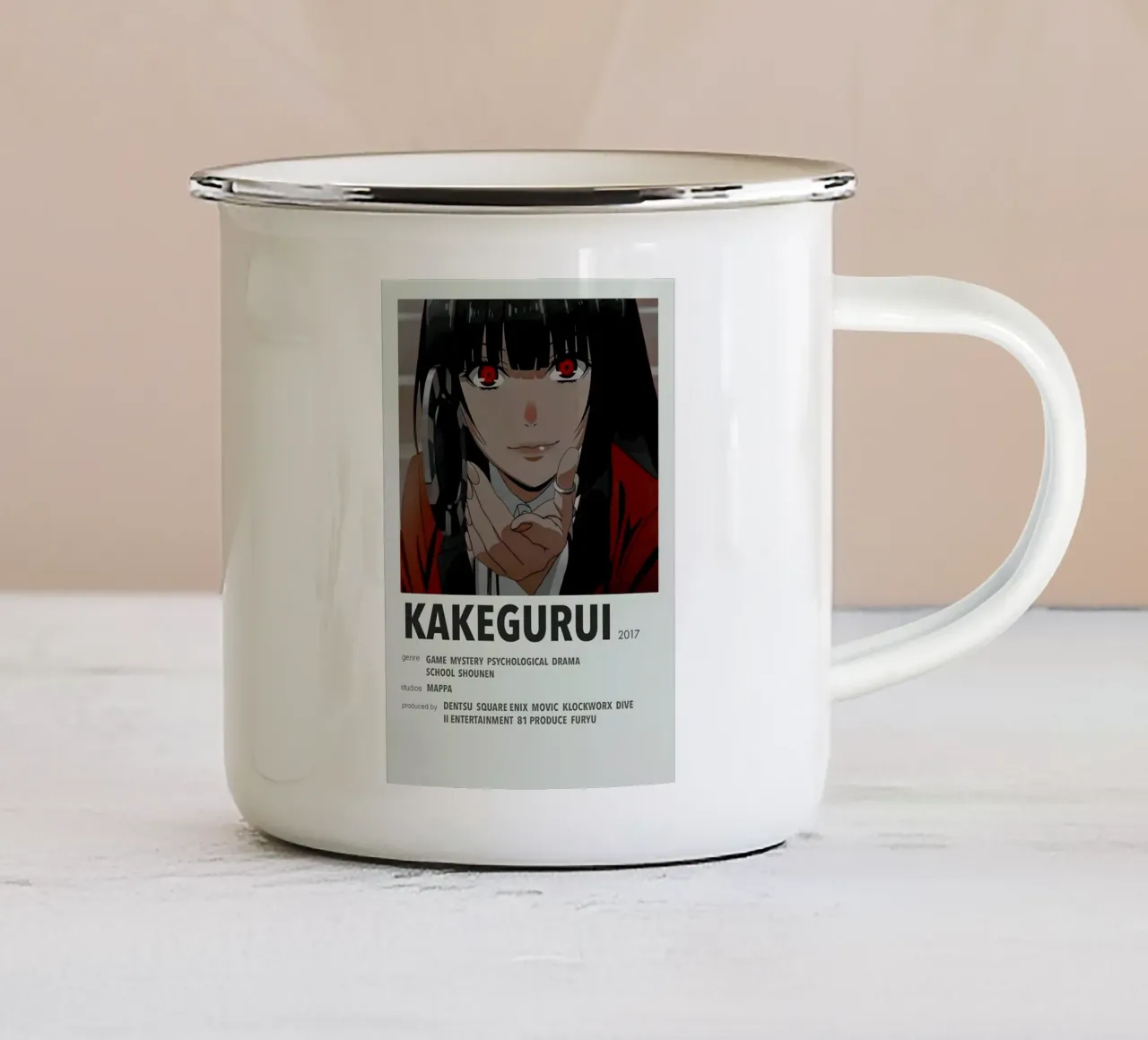 KAKEGURUI  2017 tazza in smalto da Totoya
