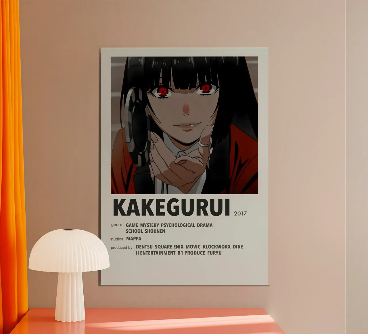 KAKEGURUI  2017 alluminio dibond da Totoya