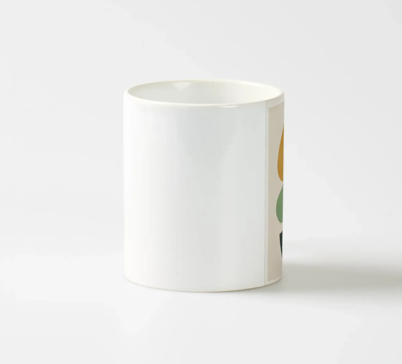 Colorful Abstract Shapes 4 tazza in ceramica da cityart