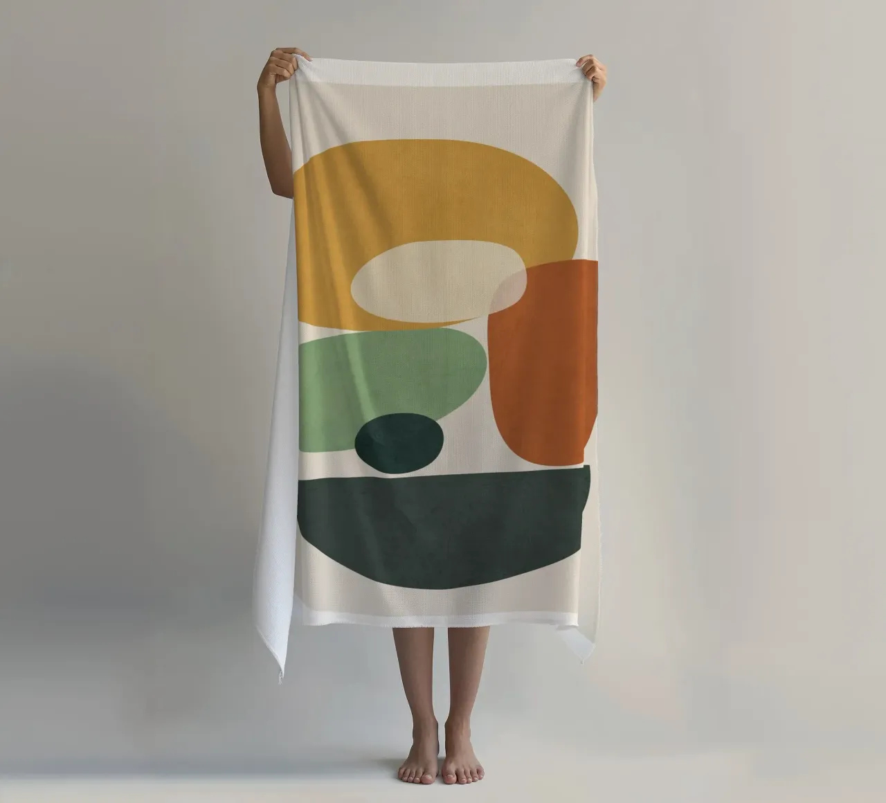 Colorful Abstract Shapes 4 telo mare da cityart