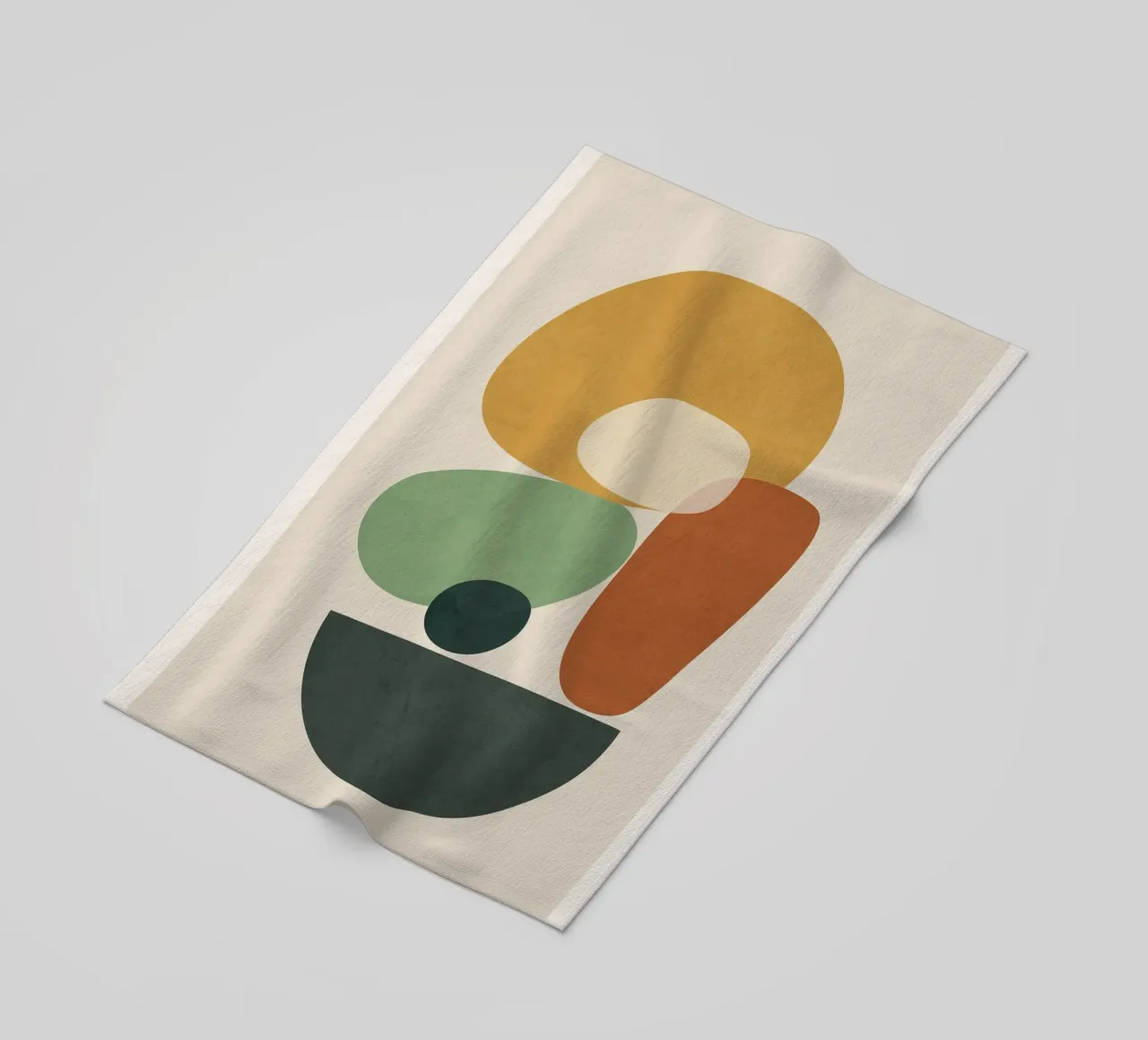 Colorful Abstract Shapes 4 telo mare da cityart
