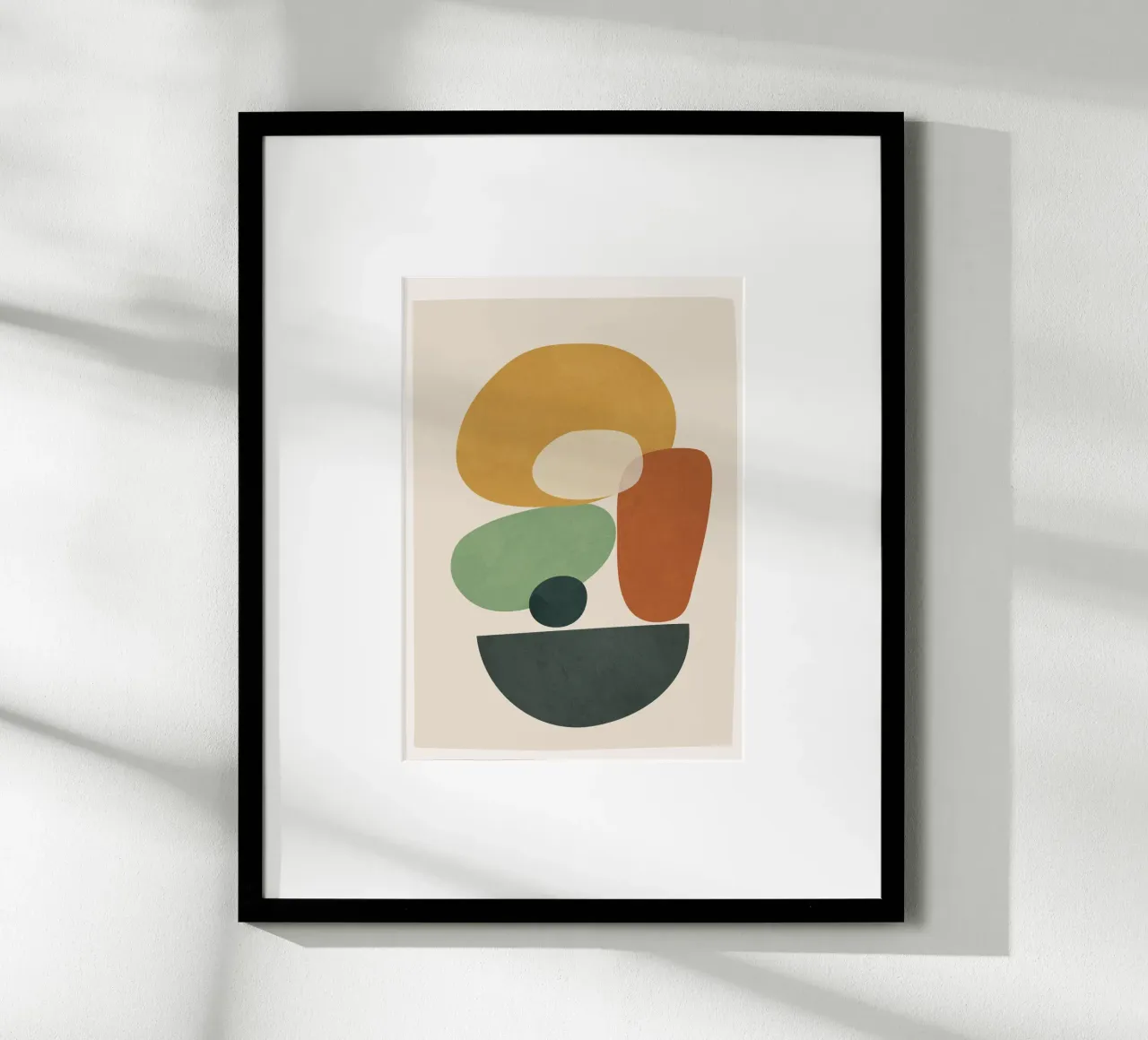 Colorful Abstract Shapes 4 hahnemühle de cityart