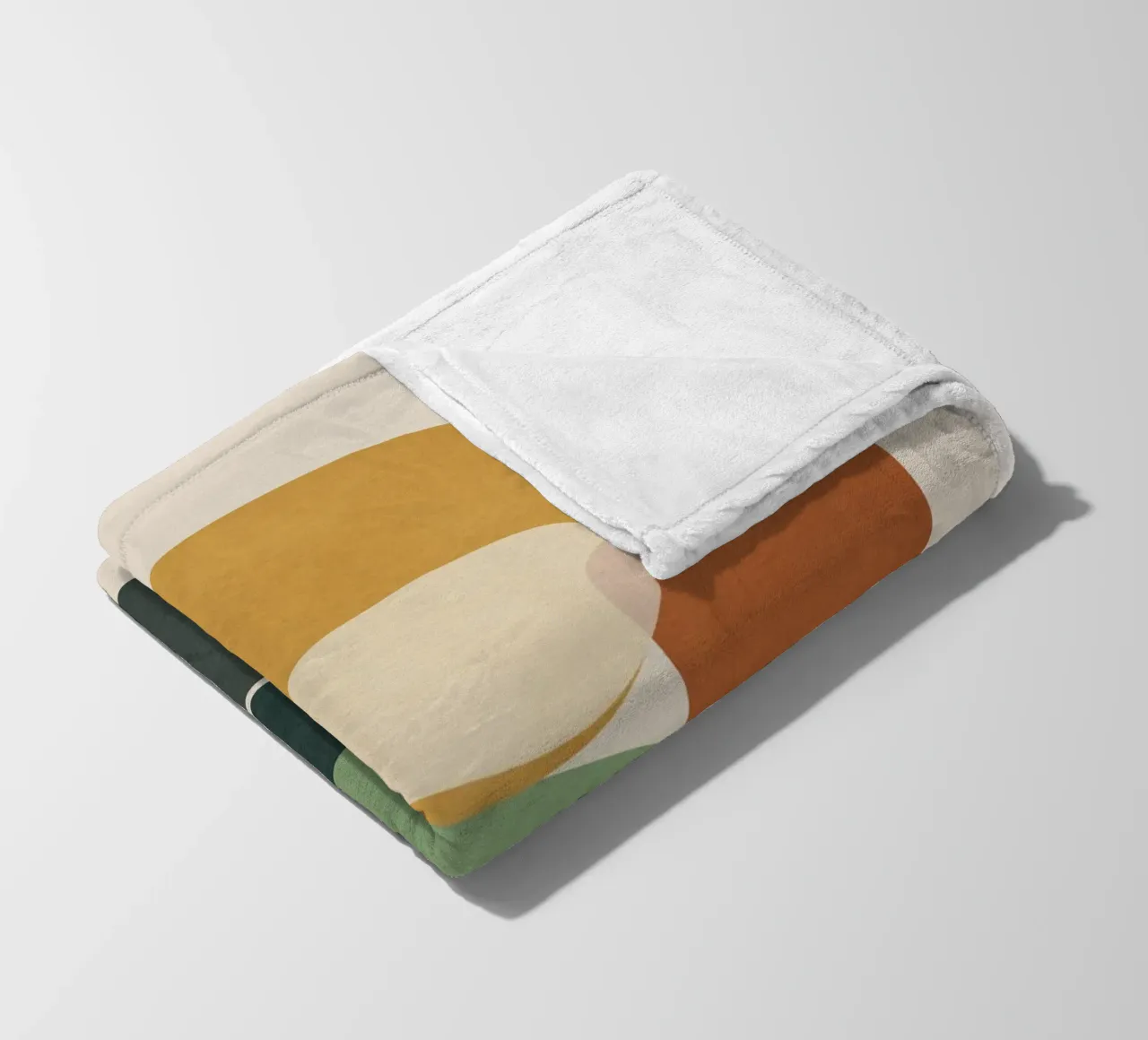 Colorful Abstract Shapes 4 fleece blanket by cityart