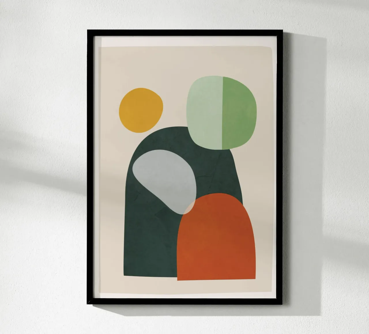 Colorful Abstract Shapes 5 carta hahnemühle da cityart