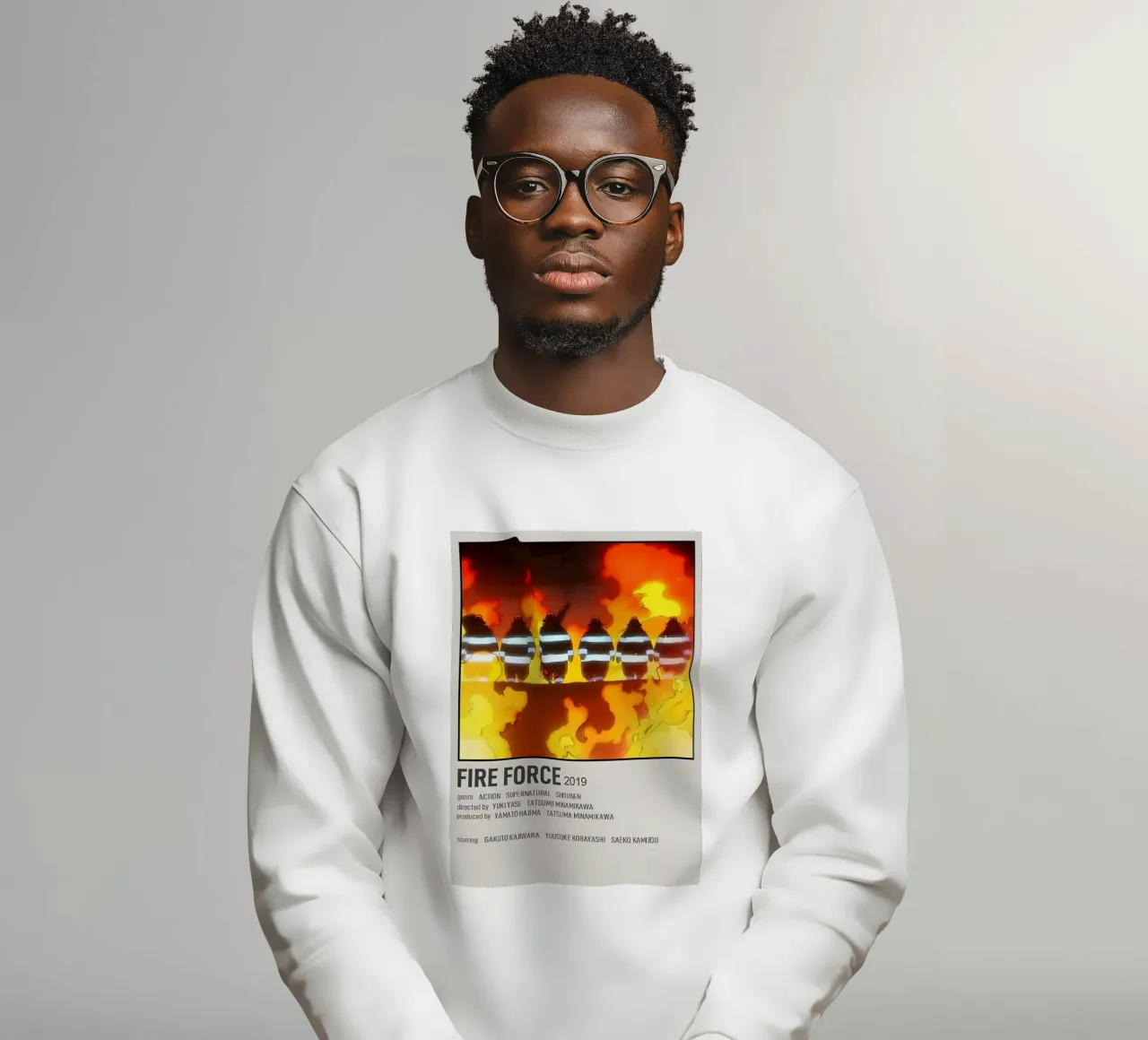 FIRE FORCE 2019 felpa da Totoya