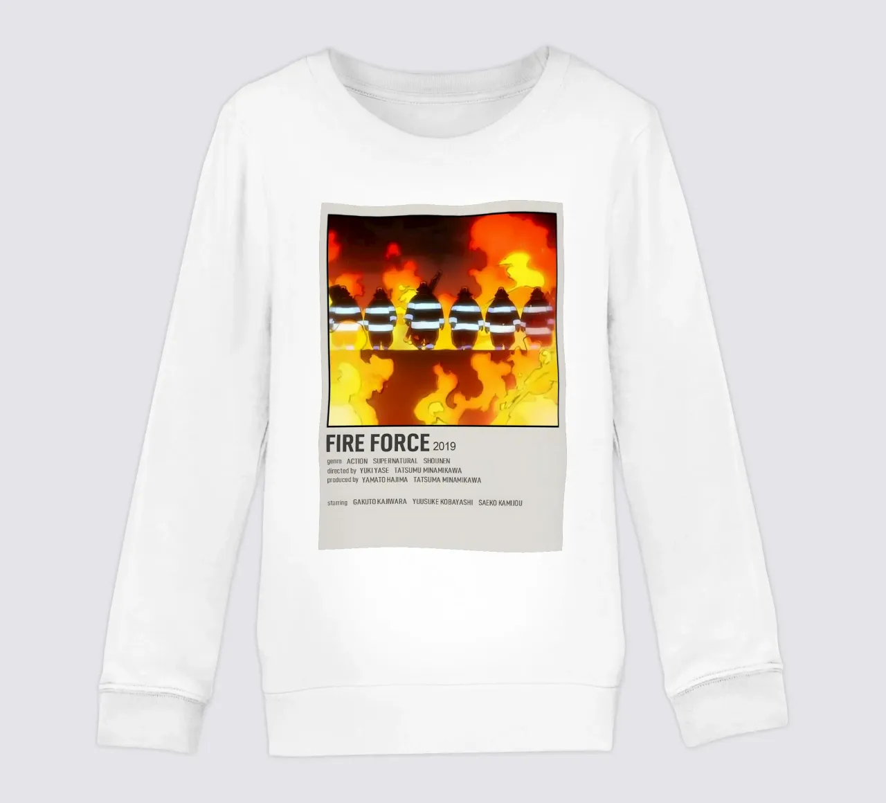 FIRE FORCE 2019 kids sweatshirt by Totoya