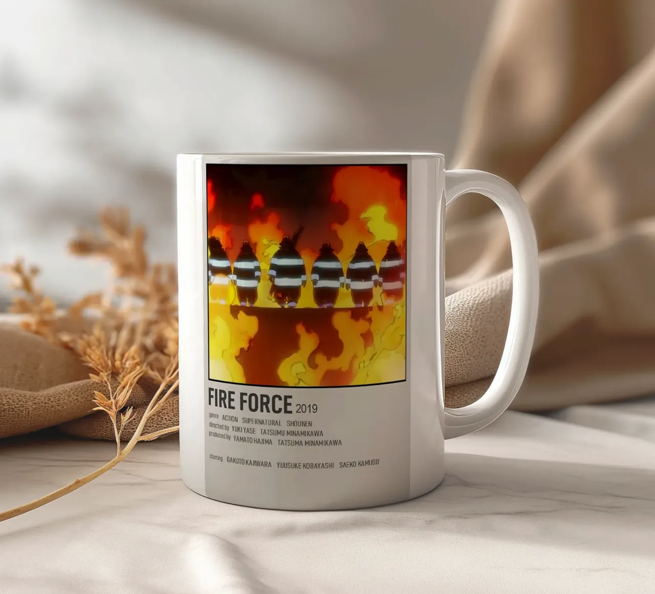FIRE FORCE 2019 tazza in ceramica da Totoya