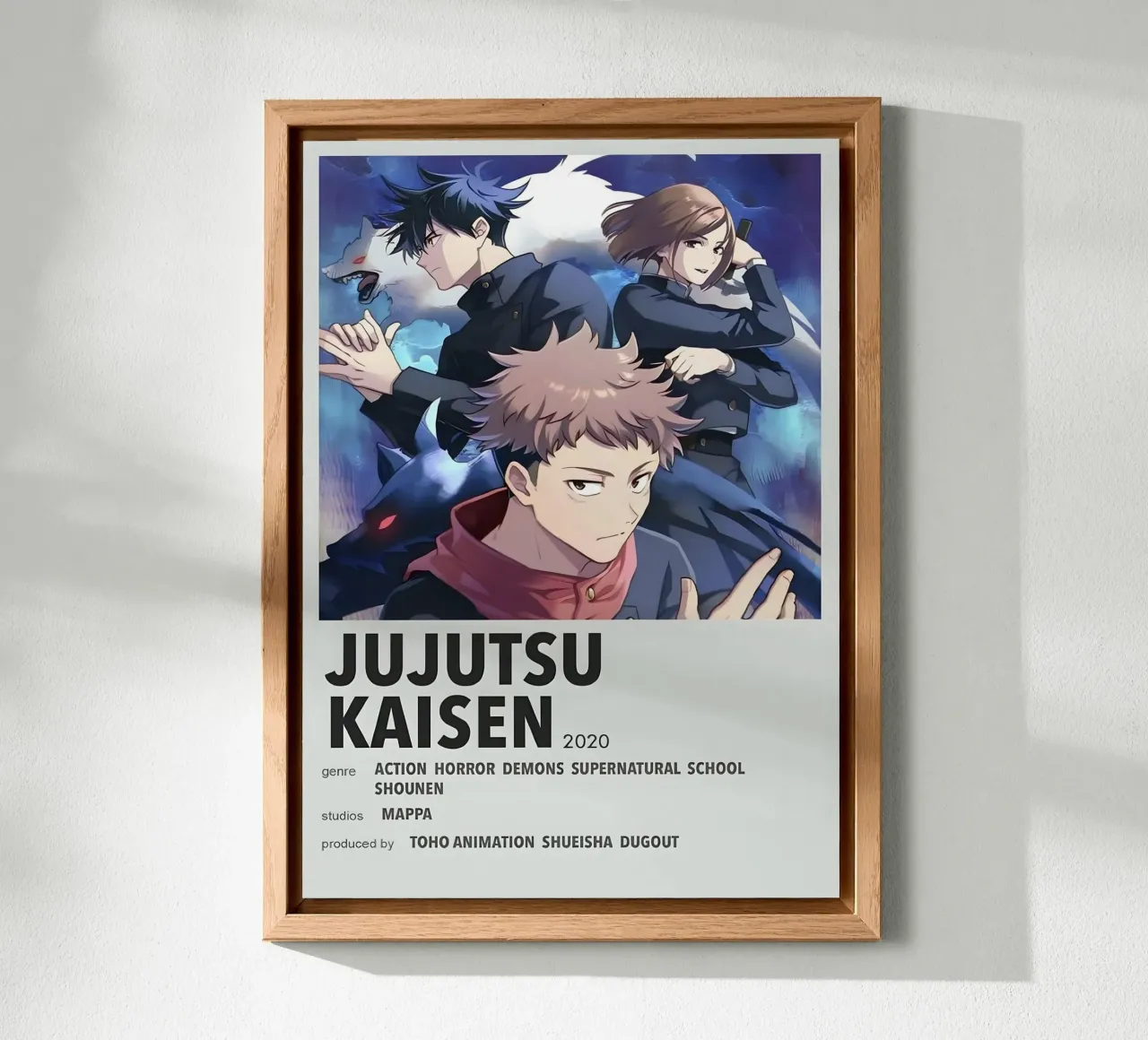 JUJUTSU KAISEN  2020 alluminio dibond da Totoya