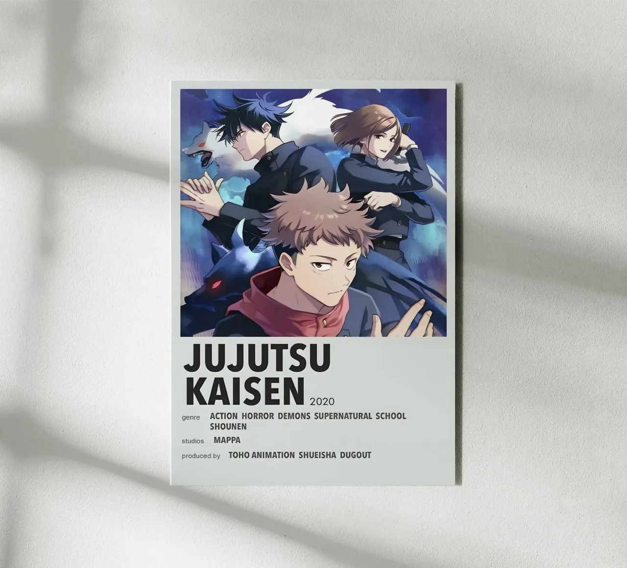 JUJUTSU KAISEN  2020 alluminio dibond da Totoya