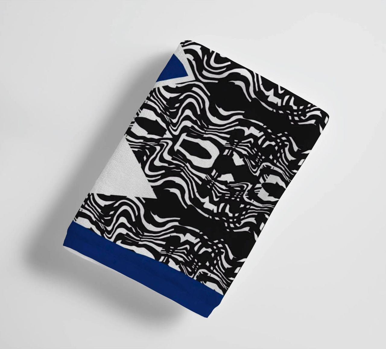 Patroon hedendaagse kunst badhanddoek van Little Dean