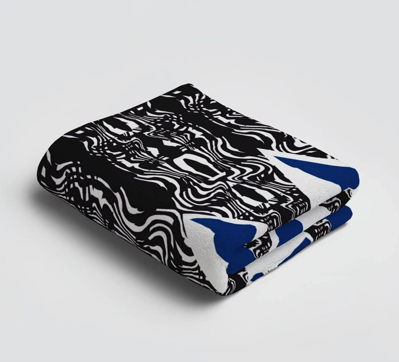 Patroon hedendaagse kunst badhanddoek van Little Dean