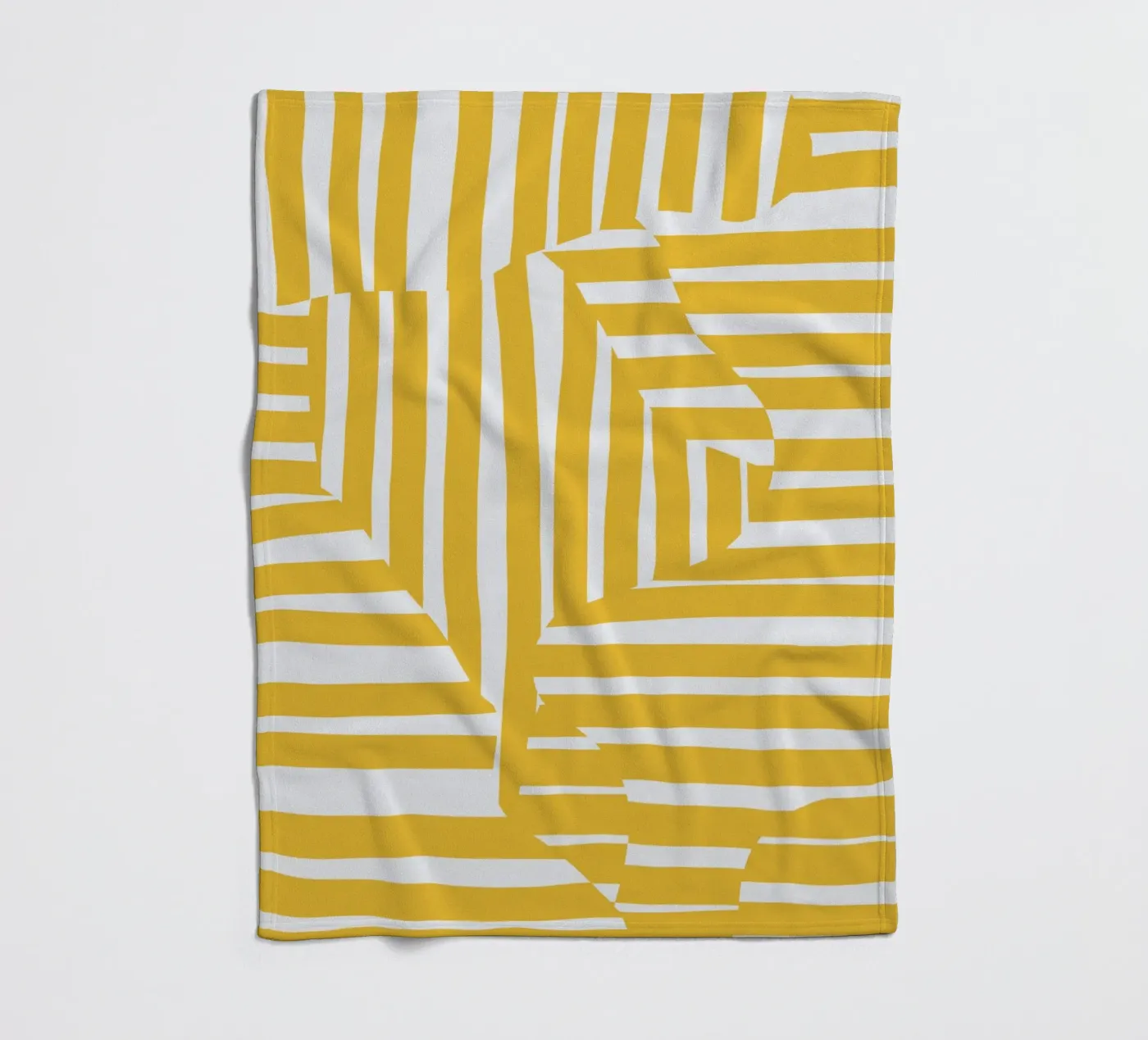 Linea e striscia gialla coperta in pile da Little Dean