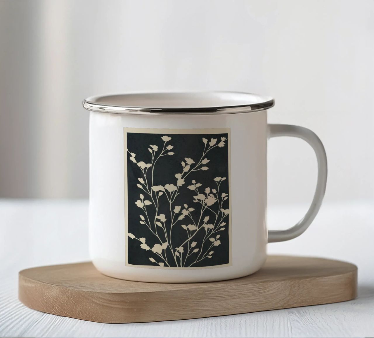 Minimal Branches Art 1 tazza in smalto da Nadjaa