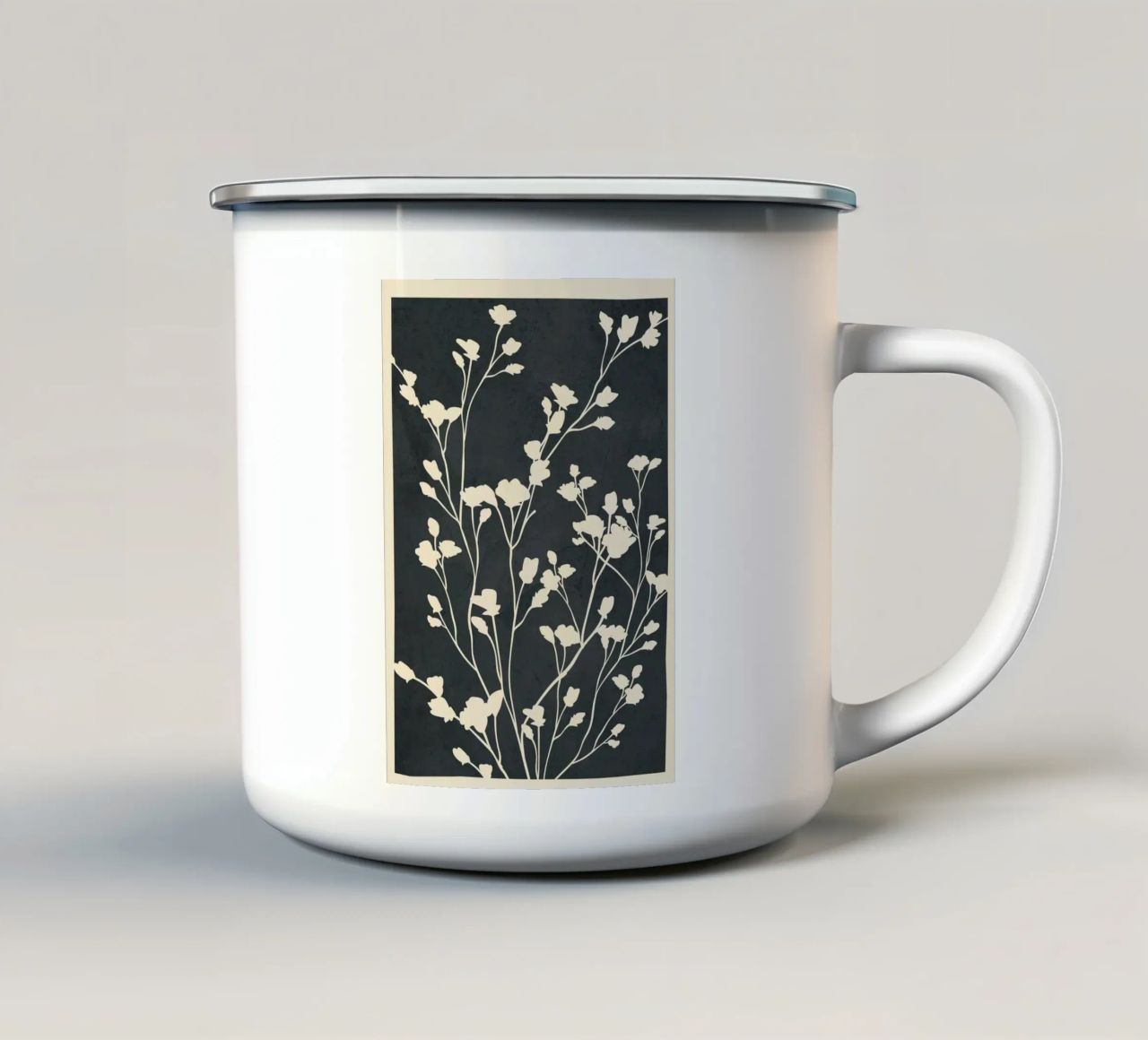 Minimal Branches Art 1 tazza in smalto da Nadjaa