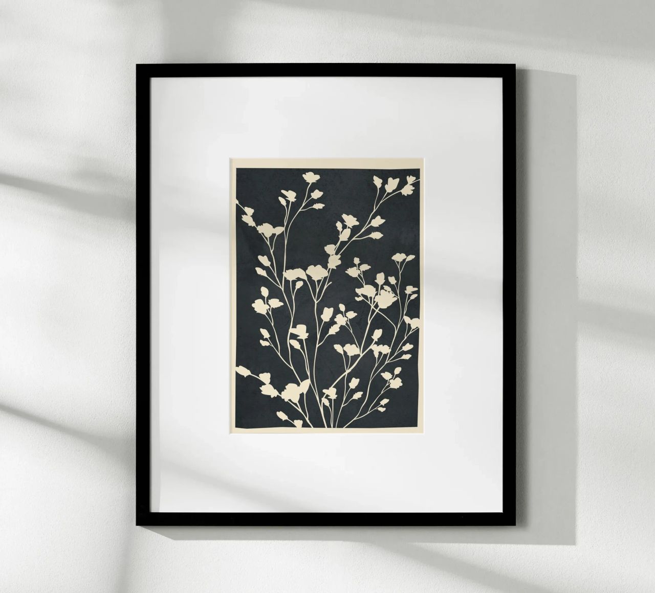 Minimal Branches Art 1 carta hahnemühle da Nadjaa