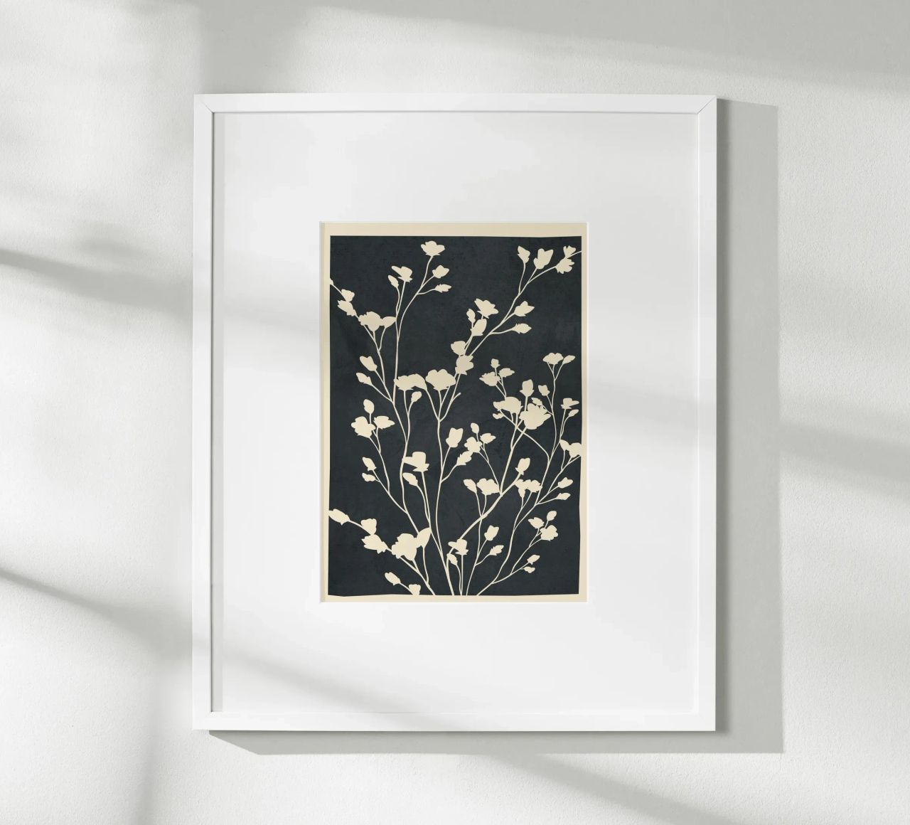 Minimal Branches Art 1 carta hahnemühle da Nadjaa
